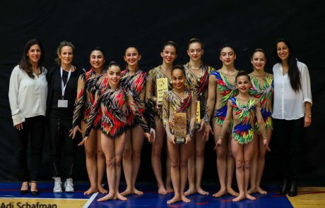 אלופות ישראל: נועה כספי וצוות האקרובטיקה זכו באליפות ישראל