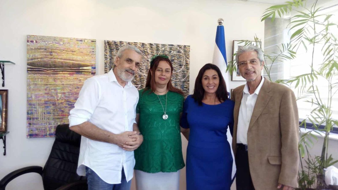 שלום אדרי בפגישות עם שרי התרבות הספורט והרווחה מירי רגב וחיים כץ