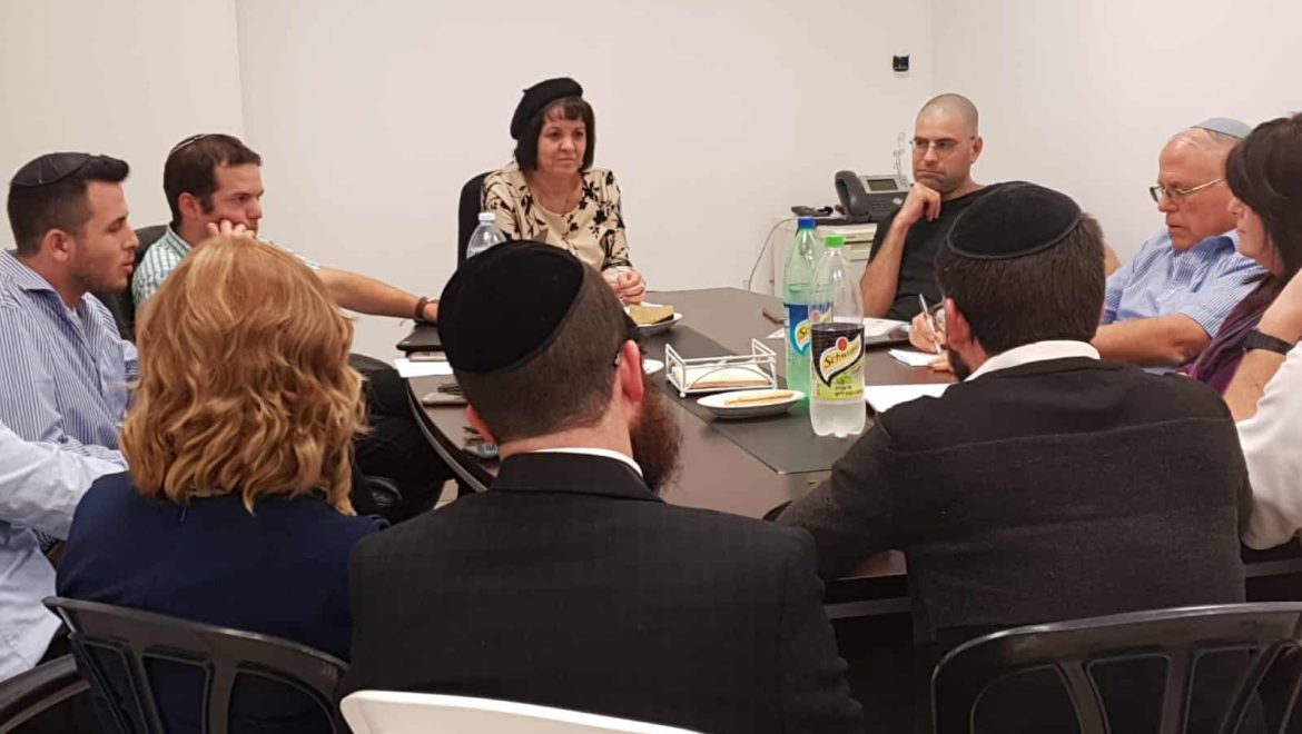 פגישת עבודה עם מנכ”ל משרד השיכון בלשכת רה”ע