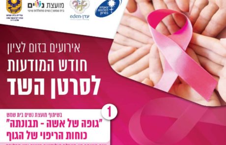 אירועי חודש מודעות לסרטן השד – קידום מעמד האישה