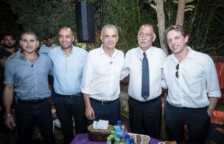 שר האוצר ושלומי מגנזי בביקור היסטורי בעין רפא ונקובא