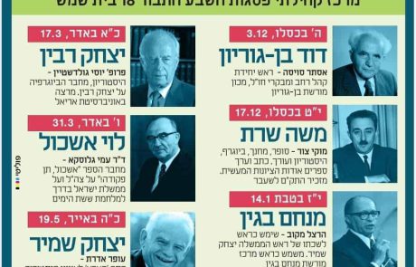 סדרת הרצאות ‘אדוני ראש הממשלה’