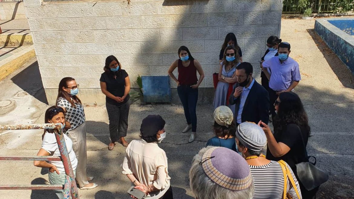 ביקור שר הרווחה איציק שמולי בביקור בעיר בבית שמש