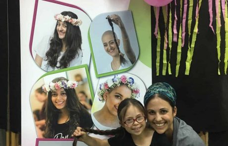 שנה שלישית, 60 תרומות שיער עבור חולי סרטן