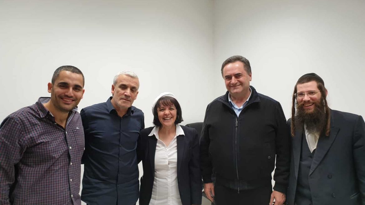 ביקור השר ישראל כץ בעירייה ובסניף הליכוד