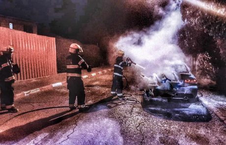 תאונת דרכים ושריפת רכבים ביממה לא שקטה ללוחמי אש